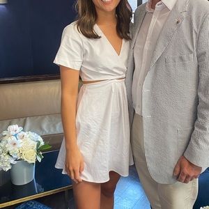 Zara White Dress Size S